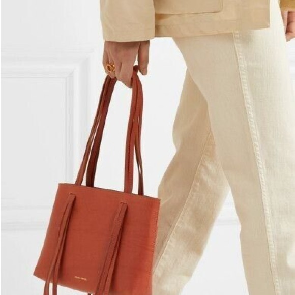 MANSUR GAVRIEL Red Fringe Handbag - Picture 5 of 10